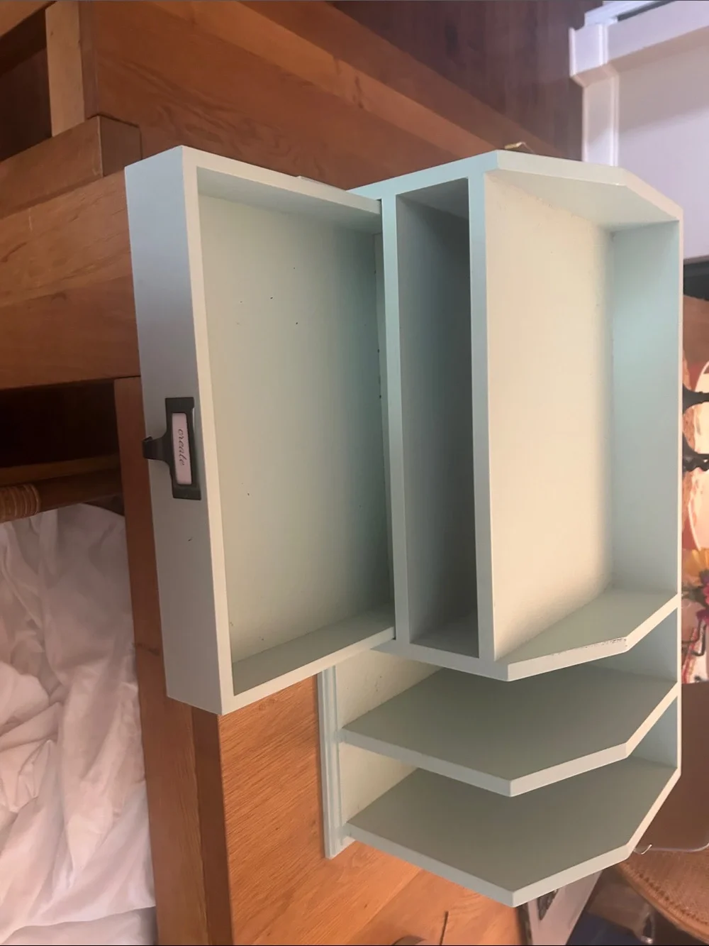 Mint Green Desk Organizer with Drawer